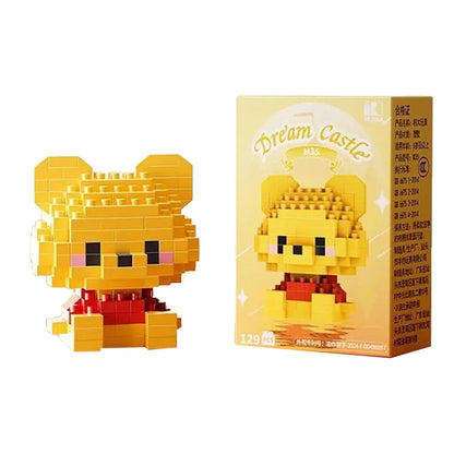 Cartoon Character Mini Building Blocks Set – DIY Brick Figures