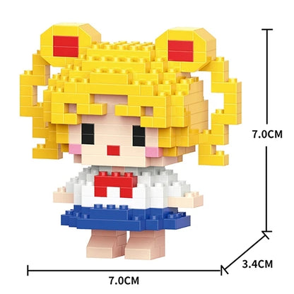 Disney Mini Building Blocks Figure – Mickey Minnie Princess Brick Toy