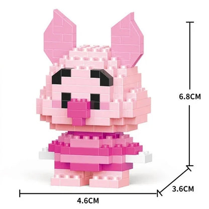 Disney Mini Building Blocks Figure – Mickey Minnie Princess Brick Toy