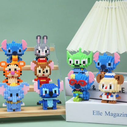 Cartoon Character Mini Building Blocks Set – DIY Brick Figures