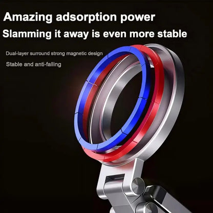 Magnetic Phone Stand with 360° Rotation – Hands-Free Holder