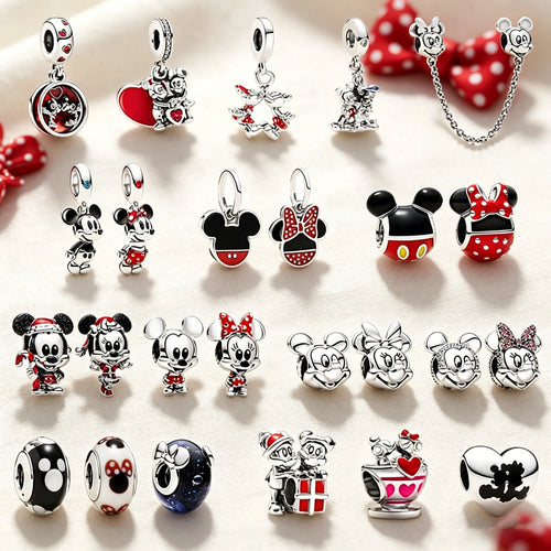 Disney Character Charm Bead – Fits Snake Chain Bracelet & Necklace