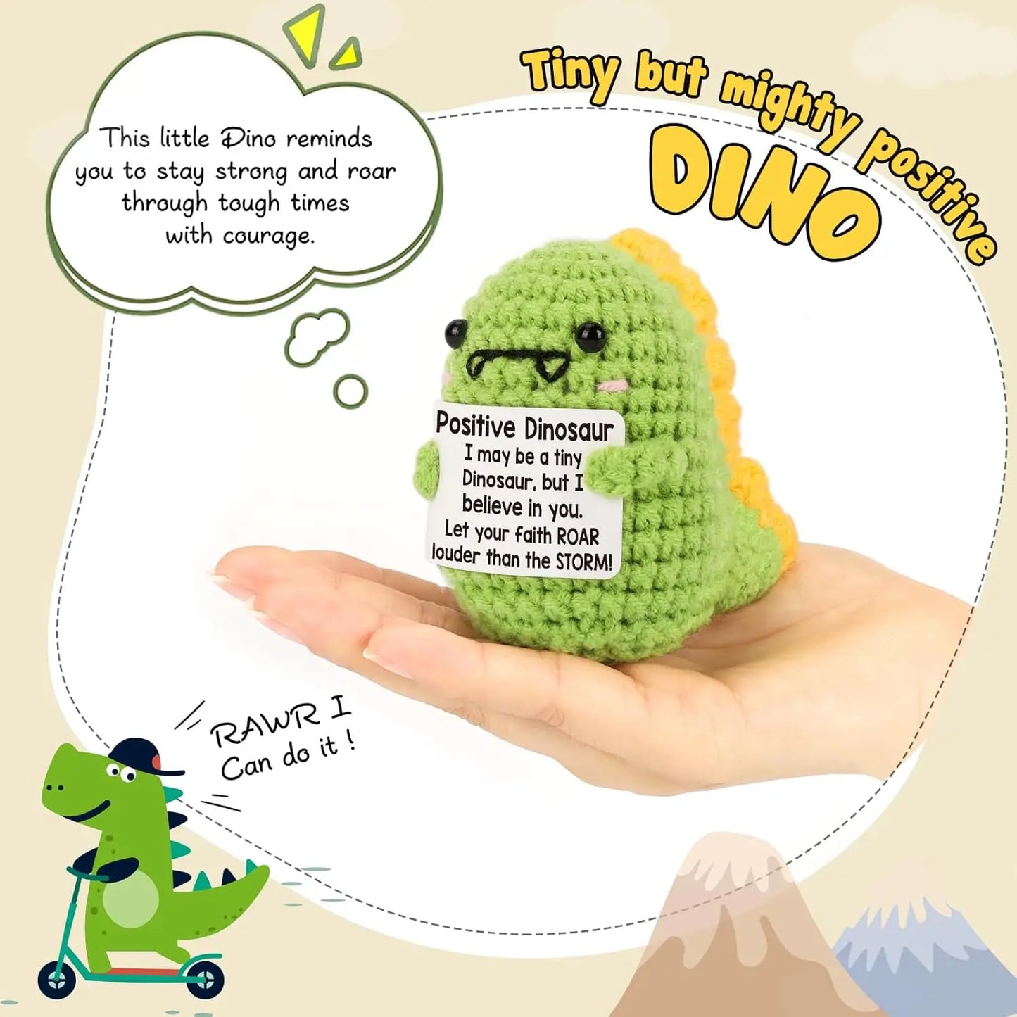 Crochet Pocket Hug Doll – Handmade Knitted Positive Energy Gift