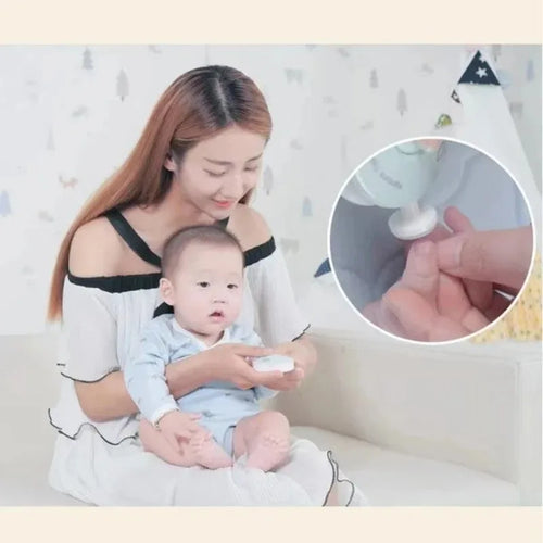 Electric Baby Nail Trimmer & Polisher Kit for Infants and Adults