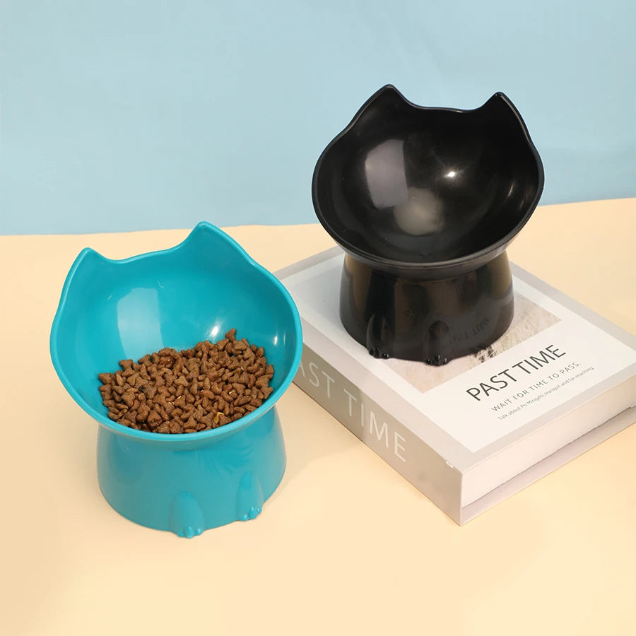Elevated Cat Bowl – Anti-Tip Raised Food & Water Dish