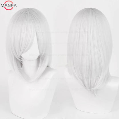 Anime Cosplay Bob Wig with Bangs – 40cm Heat Resistant, 54 Colors