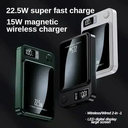 Lenovo Magnetic Wireless Power Bank 22.5W Fast Charging 50000–200000mAh