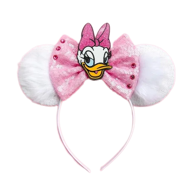 Disney Mouse Ear Headband Sequin Bow for Girls Adults Halloween Party