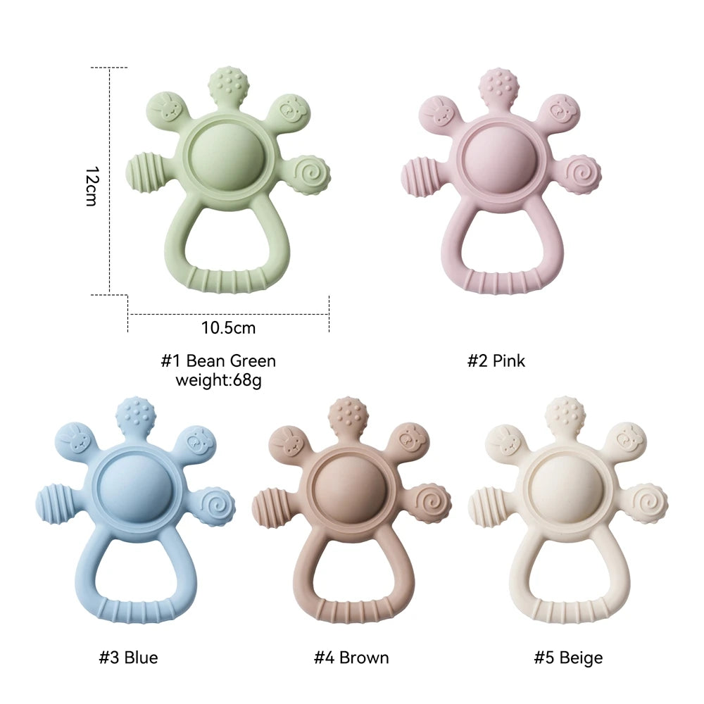 Silicone Pacifier Clip Chain BPA-Free Baby Teether Holder