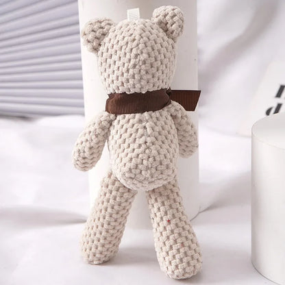 Mini Teddy Bear Plush Keychain – Soft Stuffed Doll for Party & Wedding Gifts