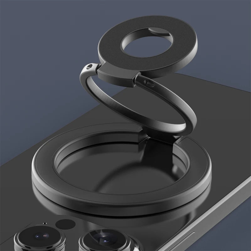 MagSafe Magnetic Phone Ring Holder – Foldable Stand & Grip