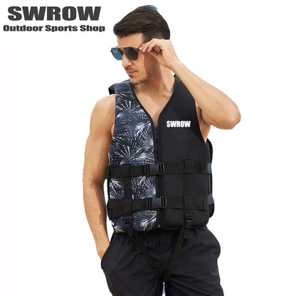 Neoprene Life Jacket Buoyancy Vest for Adults & Kids – Kayak, Surf, Swim