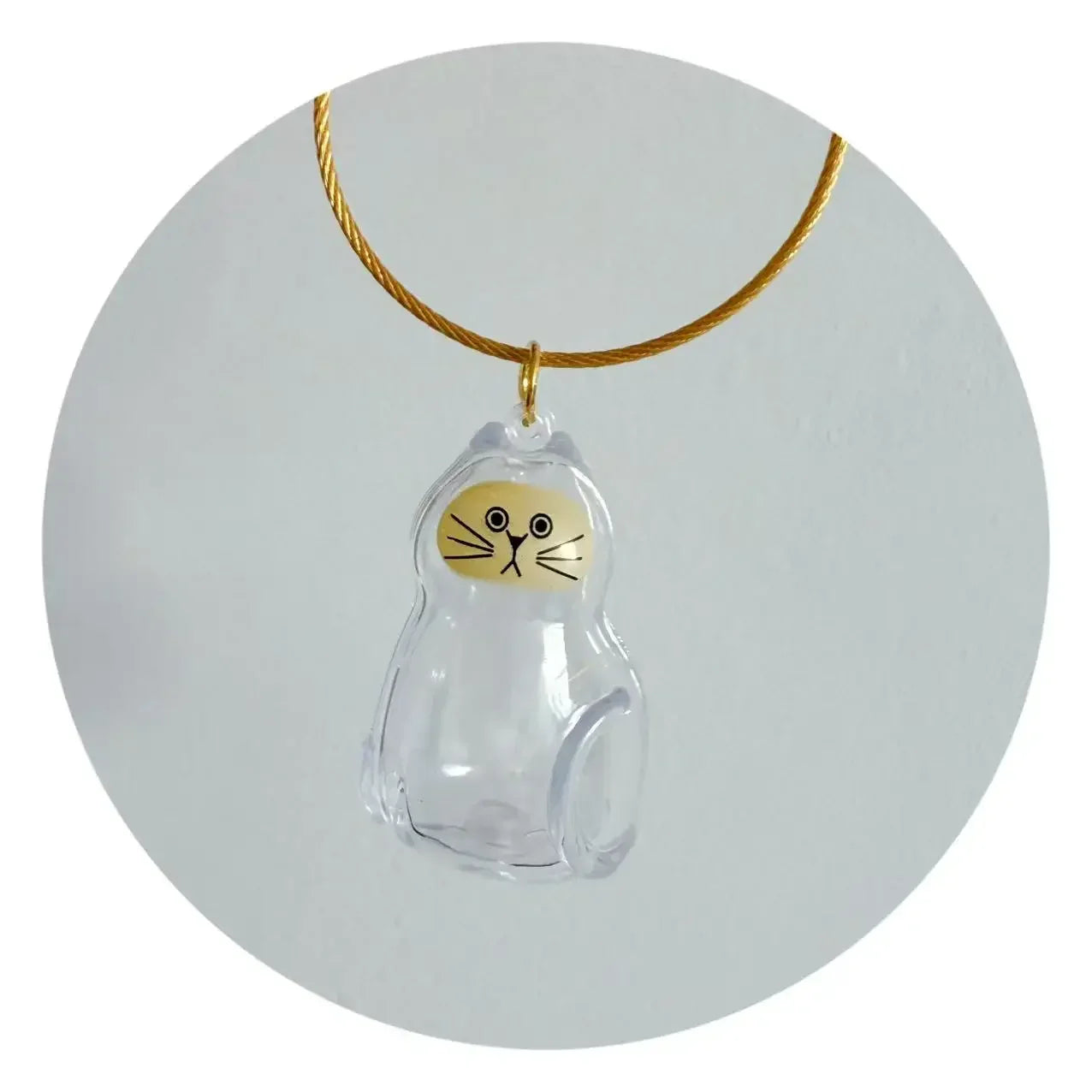 Pet Hair Memorial Keychain – Transparent Dog & Cat Pendant