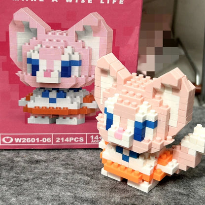 Cartoon Character Mini Building Blocks Set – DIY Brick Figures
