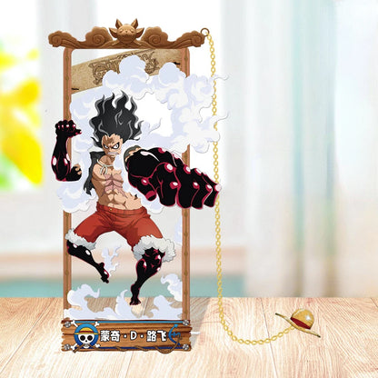 One Piece Cartoon Character Metal Bookmark