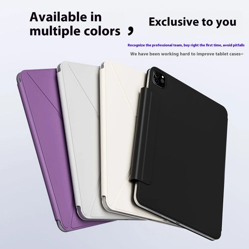Magnetic iPad Case with Multi-Angle Stand for iPad Pro, Air, Mini