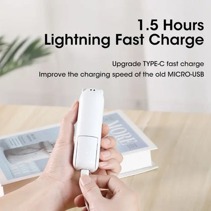 Mini Portable Handheld Fan – USB Rechargeable, Foldable & Quiet