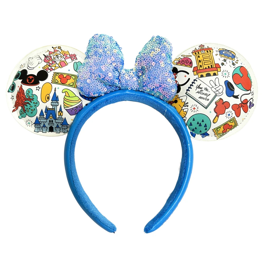 Mickey Mouse Ear Headband – Bow Costume Cosplay Party Accessory