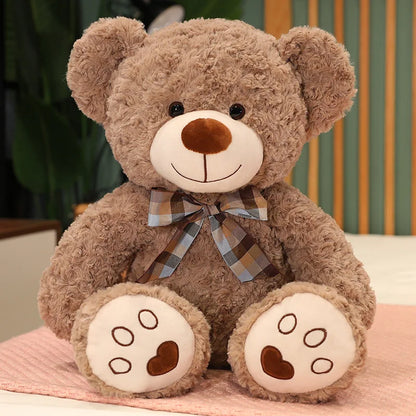 Teddy Bear Plush Stuffed Animal Toy with Bow Tie