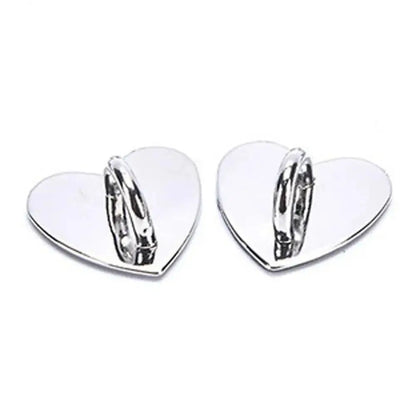 2pcs Adhesive Metal Phone Charm Ring Stand Hook
