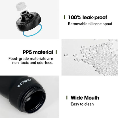 650ML 750ML Lightweight Leak Proof Cycling Water Bottle