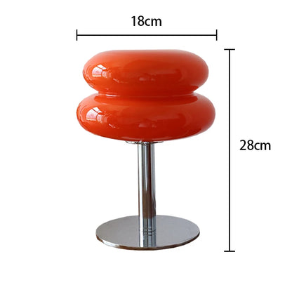 Macaron Glass Table Lamp with USB & Trichromatic Dimming