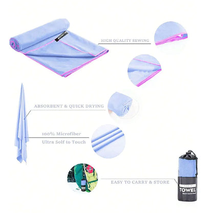 Quick-Dry Sports Towel – Swimming, Gym & Camping