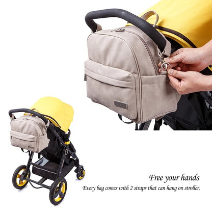 Soboba Diaper Backpack Waterproof Multi-Function Nappy Bag