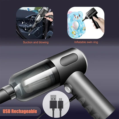 Cordless Handheld Car Vacuum Cleaner 690000Pa – Wet & Dry, 2-Hour Quick Charge