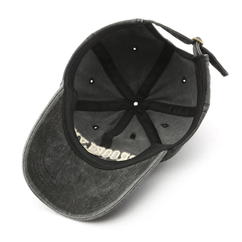Brooklyn 1947 Embroidered Baseball Cap – Unisex Washed Cotton