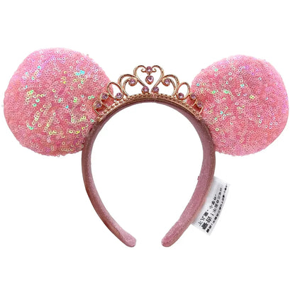 Disney Minnie Mouse Ears Headband – Sequin Bow Princess & Villain Styles