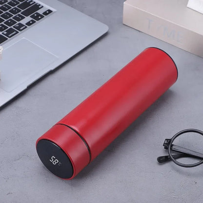 Smart Temperature Display Thermos Bottle – 500ml Insulated Water Bottle