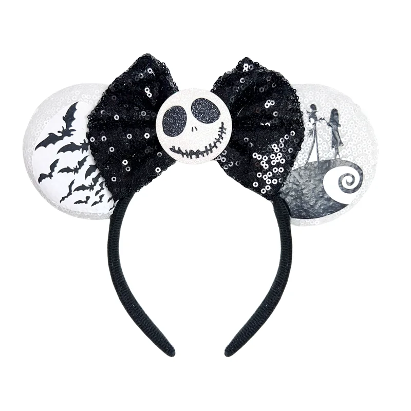 Disney Mouse Ear Headband Sequin Bow for Girls Adults Halloween Party