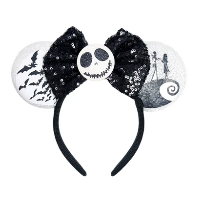 Disney Mouse Ear Headband Sequin Bow for Girls Adults Halloween Party