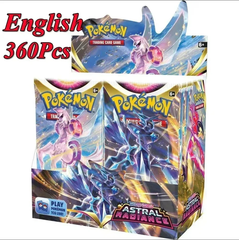 360PCS Pokémon Destined Rivals Prismatic Evolutions Booster Cards