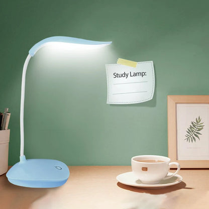LED Desk Lamp with USB Charging & Touch Dimming