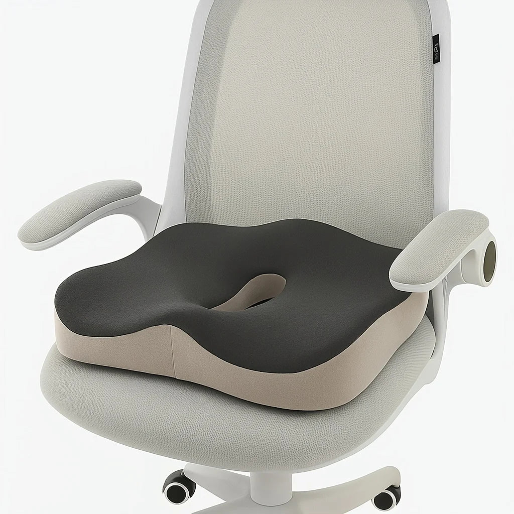 3D Ergonomic Memory Foam Seat Cushion for Office Chair
