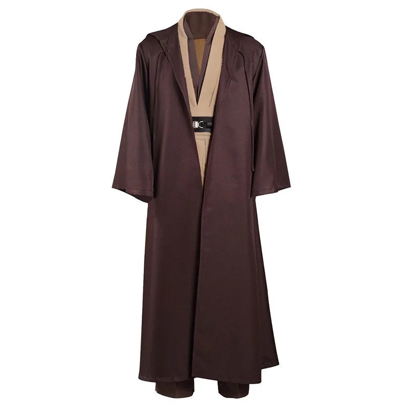 Obi-Wan Kenobi Jedi Costume Full Set – Adult Unisex Robe & Accessories
