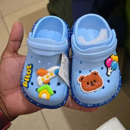 Kids Cartoon Clog Sandals – Lightweight Summer Garden Shoes