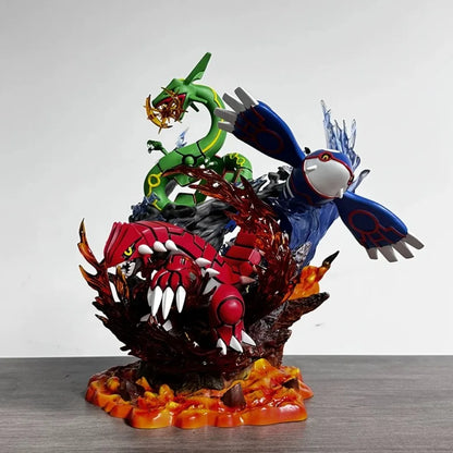 35CM Pokémon Groudon Kyogre Rayquaza PVC Action Figure