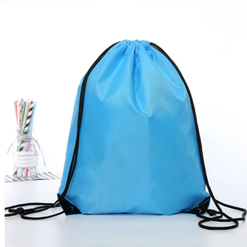 Drawstring Backpack Bag – Lightweight Nylon Gym Sack