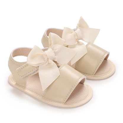 Baby Butterfly Sandals – Glitter Soft Sole Summer Shoes