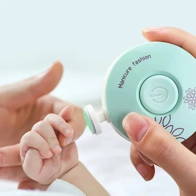 Electric Baby Nail Trimmer & Polisher Kit for Infants and Adults