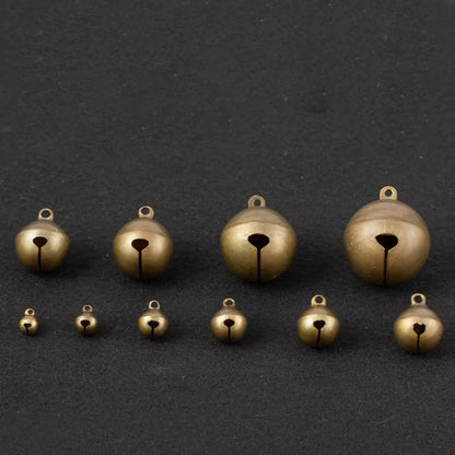 Bronze Metal Jingle Bells for DIY Crafts & Christmas Decor