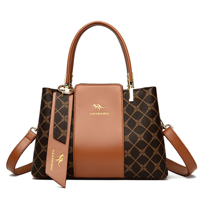 Women's Designer Handbag – Large Capacity Leather Shoulder Bag
