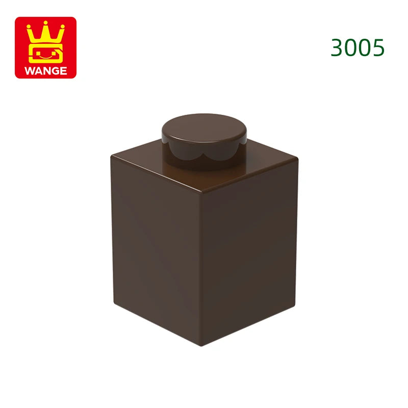 Wange 3005 1x1 Basic Brick MOC Parts – 232pcs Bulk Pack