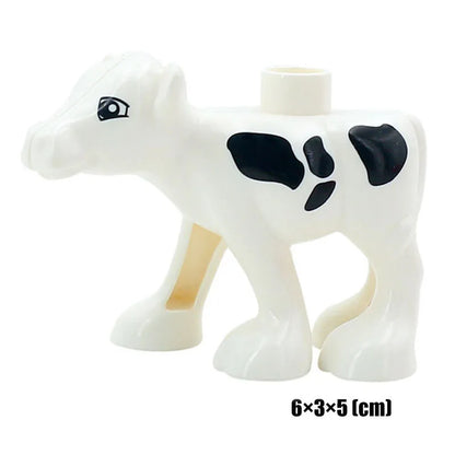 Animal Building Block Figures – Duplo-Compatible Wildlife & Farm Animals