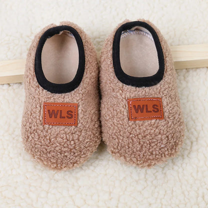 Baby Plush Floor Sock Shoes – Soft Anti-Slip Toddler Slippers