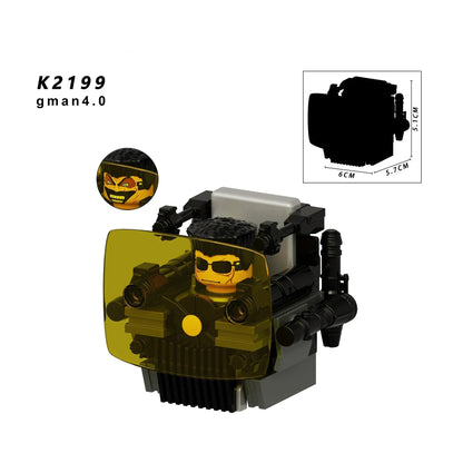 Skibidi Toilet Mini Building Block Figures – TV Man, Cameraman & More