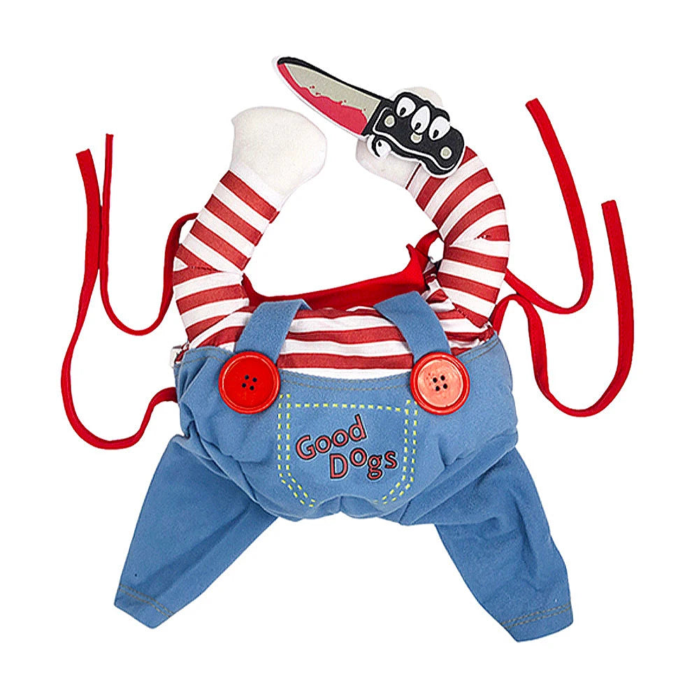 Funny Halloween Cat Dog Cosplay Jumpsuit Costume